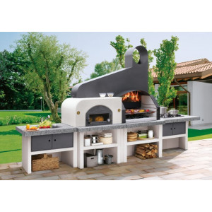Τσιμέντινα Πυρίμαχα Barbeque-Ψησταριές με Φούρνο