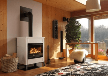 Starfire ELSA NEW Canalizzabile Ceramica Palazzetti Ενεργειακή Σόμπα Ξύλου