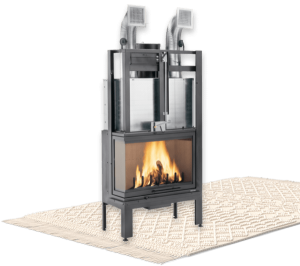 Starfire Ecomonoblocco MX64 L Magnofix Palazzetti Ενεργειακό Τζάκι Ξύλου