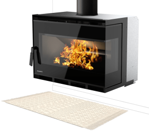 Starfire Ecopalex GTM80 L R N Thermofix Palazzetti Ενεργειακό Τζάκι Ξύλου