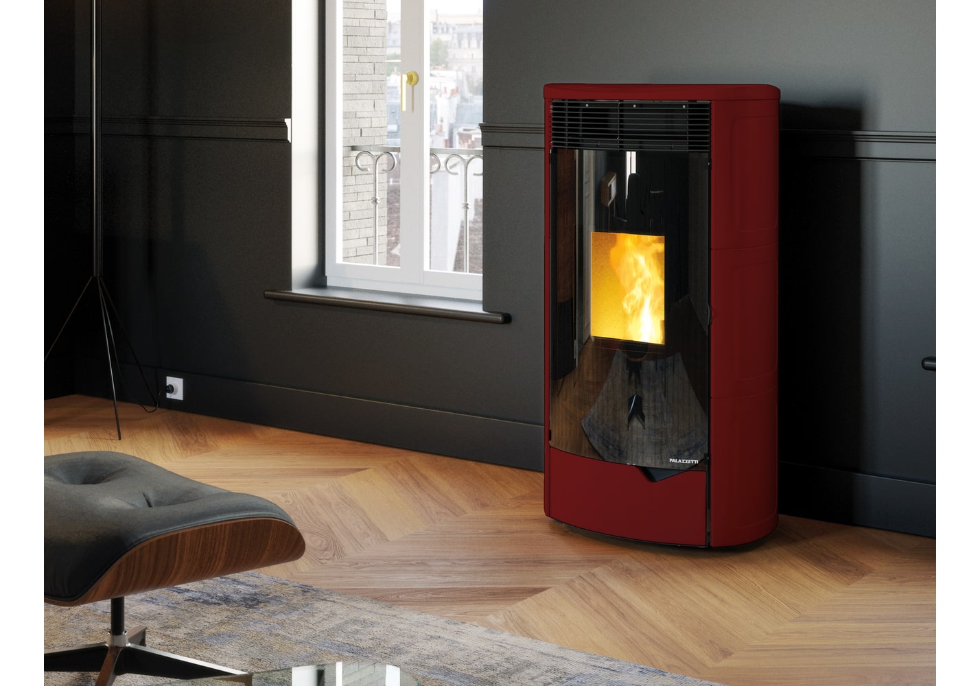 Starfire NADINE TC Rosso Palazzetti Ενεργειακές Σόμπες Pellet