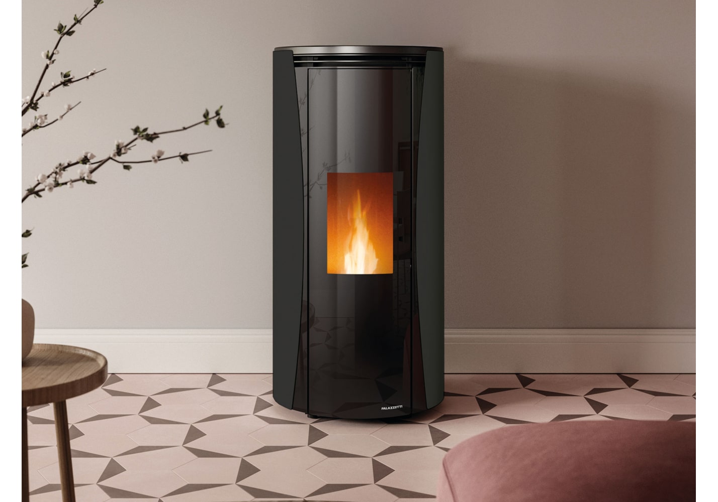 Starfire VIVI TC Nero Palazzetti Ενεργειακές Σόμπες-Pellet